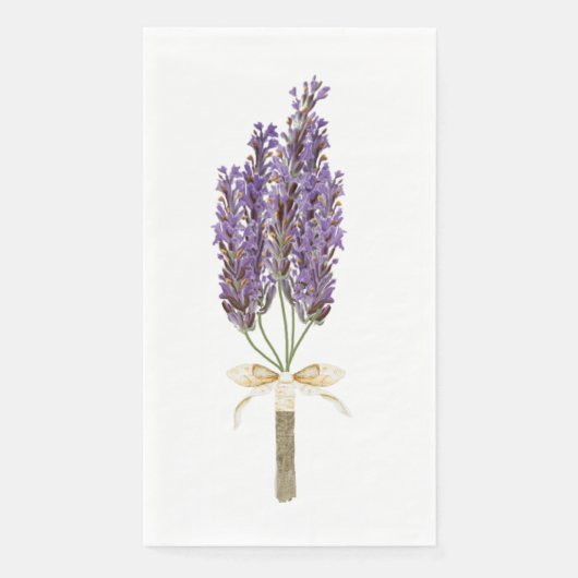Boho Boeket van Lavendel Servet (Voorkant)