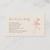 Boho boekt voor Baby Kaart (Voorkant)