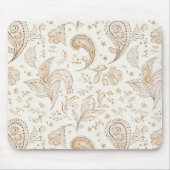 Boho Boheem Crème Paisley Muismat (Voorkant)