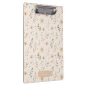 Boho Boheemse Bloem Maans Zon Botanisch Klembord (Rechts)