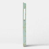 Boho Boheemse Chic Goud & Mint Geometrisch Glamour Case-Mate iPhone Case (Achterkant / Links)