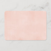 Boho bohemen floral teepee rustige douche informatiekaartje (Achterkant)