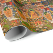 Boho Bohemian Blessing Bohemen boeddhistisch boedd Cadeaupapier (Rol Hoek)