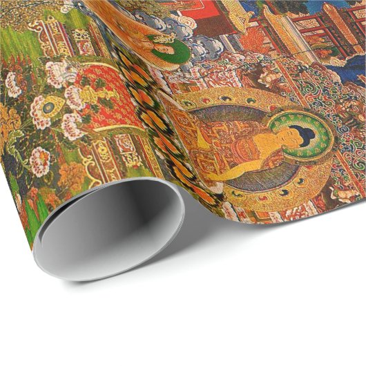 Boho Bohemian Blessing Bohemen boeddhistisch boedd Cadeaupapier (Rol Hoek)