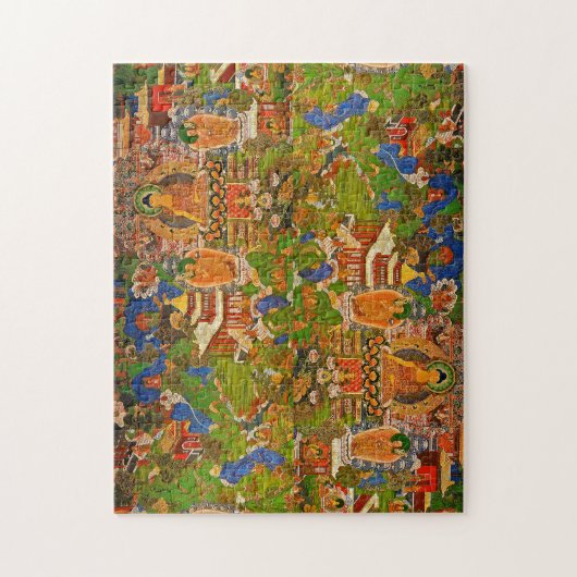 Boho Bohemian Blessing Bohemen boeddhistisch boedd Legpuzzel (Verticaal)