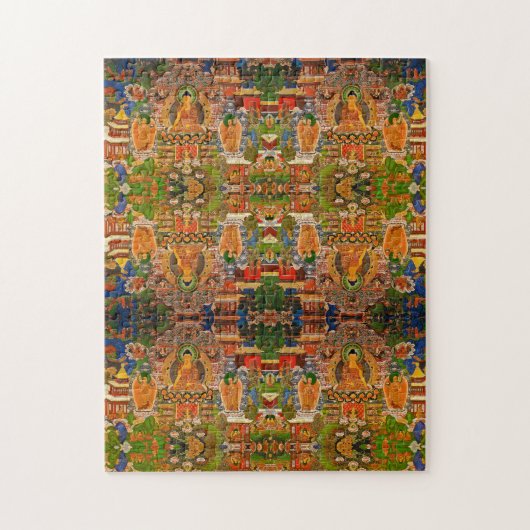 Boho Bohemian Blessing Bohemen boeddhistisch boedd Legpuzzel (Verticaal)