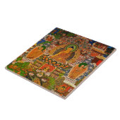 Boho Bohemian Blessing Bohemen boeddhistisch boedd Tegeltje (Zijkant)