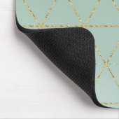 Boho Bohemian Chic Gold en Mint Geometric Glam Muismat (Hoek)