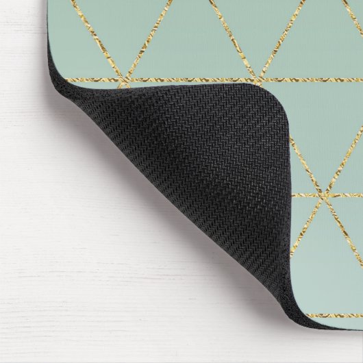 Boho Bohemian Chic Gold en Mint Geometric Glam Muismat (Hoek)