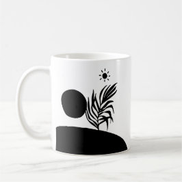 boho bohemian floral sun moon koffiemok