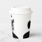 boho bohemian floral sun moon papieren bekers (Links)