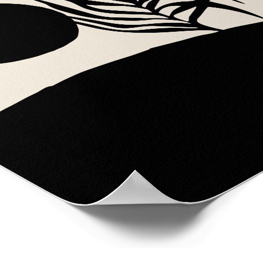 boho bohemian floral sun moon poster (Hoek)