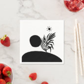 boho bohemian floral sun moon servet (Insitu)