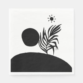 boho bohemian floral sun moon servet