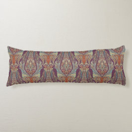 BOHO Bohemian India Paisley Tribal Paarse Blauw Lichaamskussen