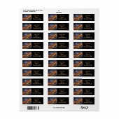 Boho Bohemian Lantaarns Kaarsen Bloemen Etiket (Full Sheet)