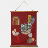 Boho Bohemian Modern Art is eigenaar van Natuur vo Hangend Wandkleed (Voorkant 2)