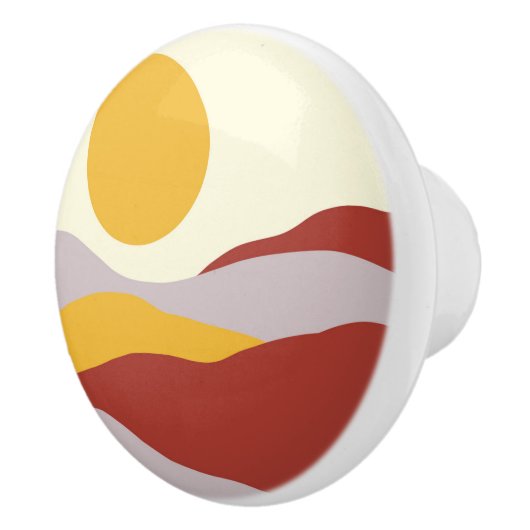 Boho bohemian N4 Keramische Knop (Rechts)