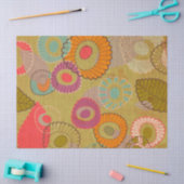 Boho Bohemian Retro Colorful Floral Flowers Tissuepapier (Craft)