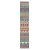 Boho Bohemian Retro Colorful Pattern Medium Tafelloper (Voorkant)