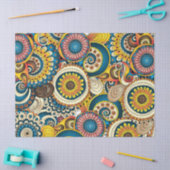 Boho Bohemian Retro Colorful Pattern Tissuepapier (Craft)