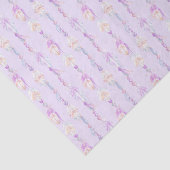 Boho Bohemian waterverf paarse tissuepapier (Detail)