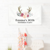 boho, bohemien herten, gewei herten Banner (Insitu)