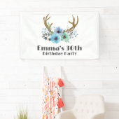 boho, bohemien herten, gewei herten Banner (Insitu)
