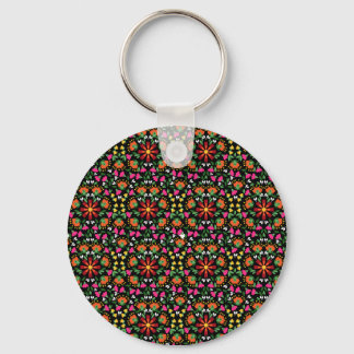 Boho Bold Floral Trivet Sleutelhanger