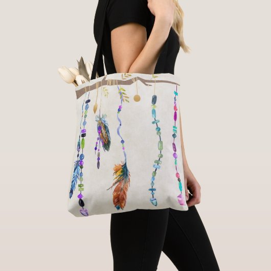Boho-boodschappentas Tote Bag (Dichtbij)