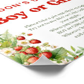 Boho Boog Bes Berry Zoet Zeg geen JONGEN of MEISJE Poster (Hoek)