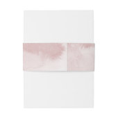 Boho boog donker maroon blush rozen eucalyptus gou uitnodigingen wikkel (Achterkant Voorbeeld)