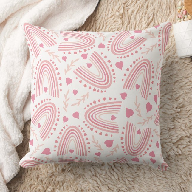 Boho Boog Geometrisch Patroon Kussen (Deken)
