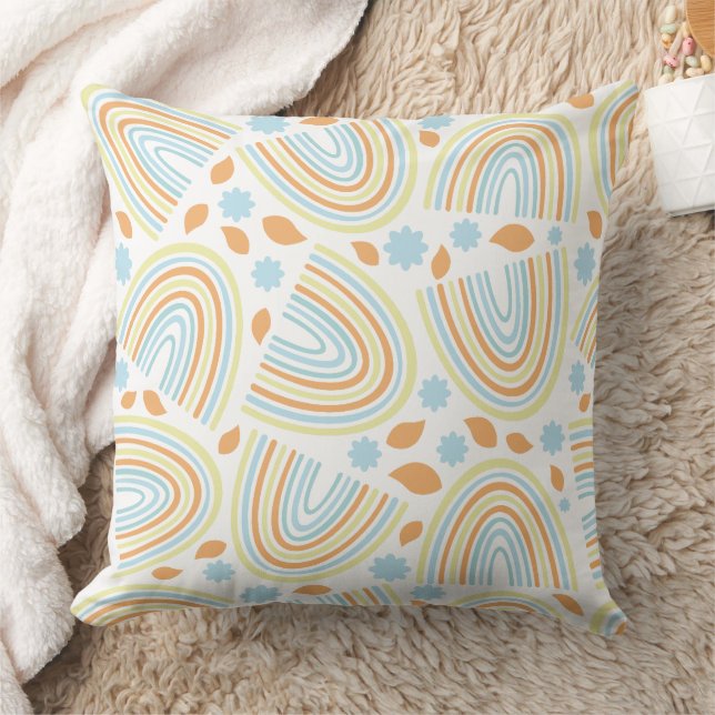 Boho Boog Geometrisch Patroon Kussen (Deken)