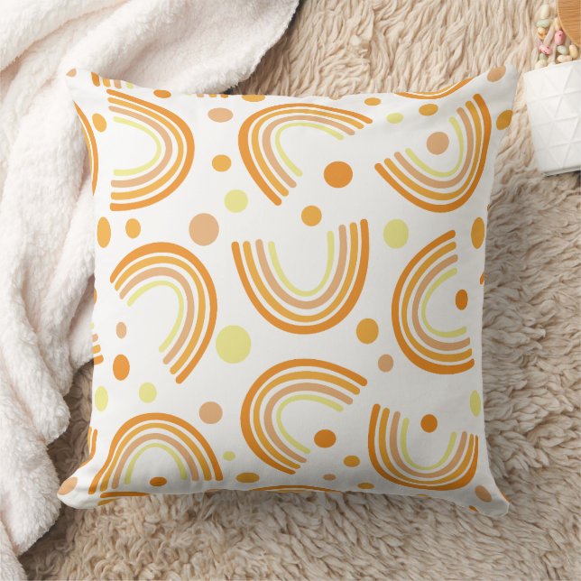 Boho Boog Geometrisch Patroon Kussen (Deken)
