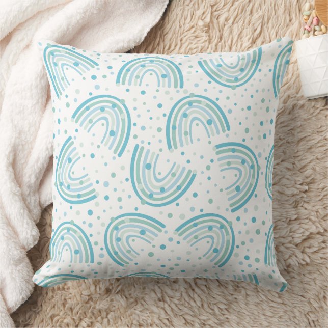 Boho Boog Geometrisch Patroon Kussen (Deken)