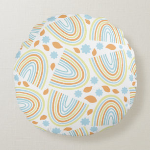 Boho Boog Geometrisch Patroon Rond Kussen
