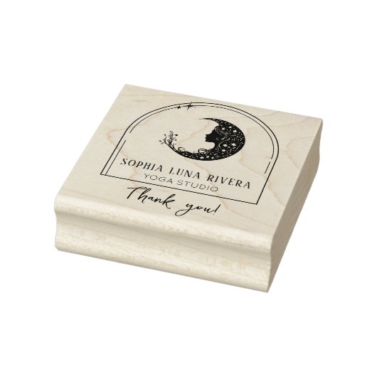 Boho Boog Hemelse Halve Maan Dank Je Rubberstempel (Stempel)