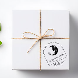 Boho Boog Hemelse Halve Maan Dank Je Rubberstempel