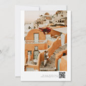 Boho-boog Save the Date-kaart Kaart (Achterkant)