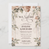 Boho boog  terracotta roos doen we nog steeds kaart (Voorkant)