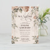 Boho boog terracotta roos doen we nog steeds kaart (Staand voorkant)