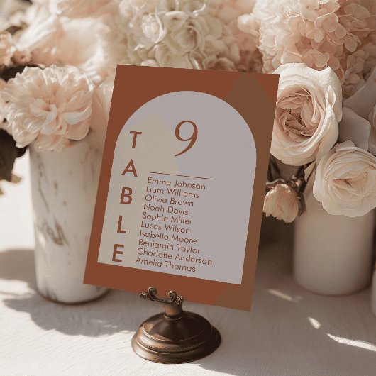Boho Boog Trouwtafel Kaarten Zitplaatsindeling