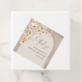 Boho boog zomerwilde bloem rustiek Vrijgezellenfee Bedankjes Labels (In situ)