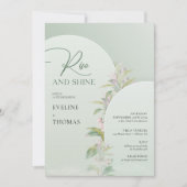 Boho boogaarne blozen Rise en shine Kaart (Voorkant)