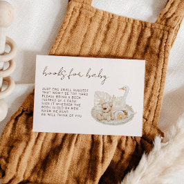 Boho Books for Baby Gender Neutral Shower Kaart