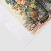 Boho Boots Sappig Boeket voor Decoupage Tissuepapier (Detail)