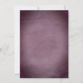 Boho bordo geometrische bruiloft uitnodiging (Achterkant)