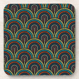 Boho borduurwerk boogpatroon Onderzetter