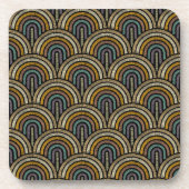 Boho borduurwerk boogpatroon Onderzetter (Voorkant)